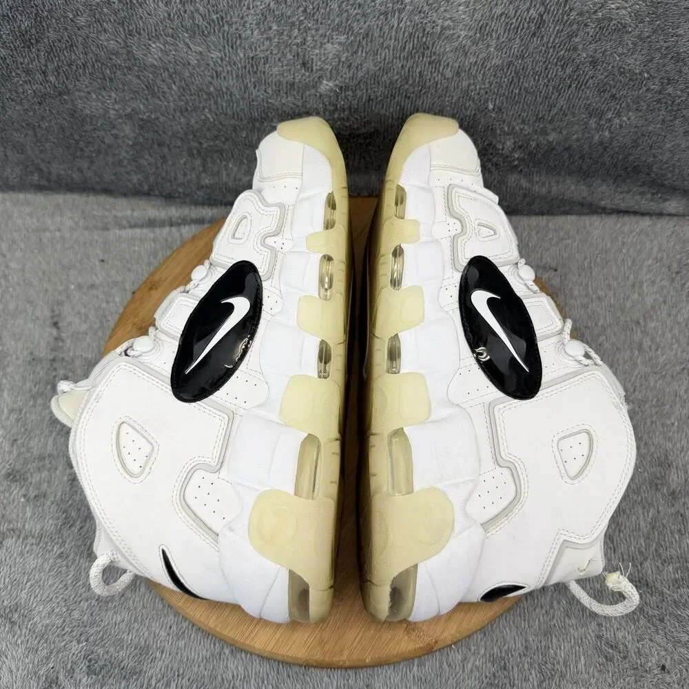 Nike Air More Uptempo 96 Shoes Mens Size 11 White Black Basketball DQ5014-100